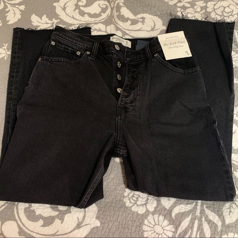 Ultra High Rise Kick Flare Jeans